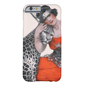 Lady and Leopard iPhone 6 Case
