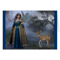 Lady and the Fawn cards by SophiaDeer Lady and the Fawn cards