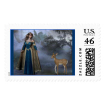 Lady and the Fawn (Stamps) by SophiaDeer Lady and the Fawn (Stamps)