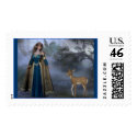 Lady and the Fawn (Stamps) by SophiaDeer Lady and the Fawn (Stamps)