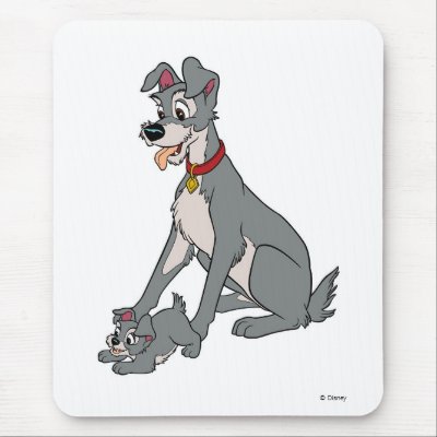 Lady and the Tramp Disney mousepads