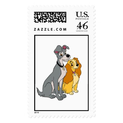 Lady and the Tramp Stand Together Disney postage