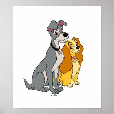Lady and the Tramp Stand Together Disney posters