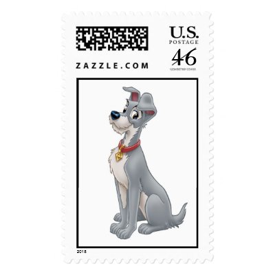 Lady and the Tramp's Tramp sitting Disney postage