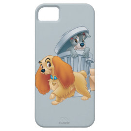 Lady and Tramp in the Trash iPhone 5 Case