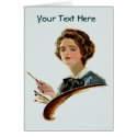 Lady Artist cards by Memory_Lane Lady Artist cards