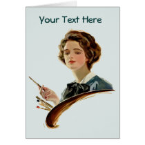 Lady Artist cards