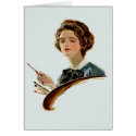 Lady Artist cards