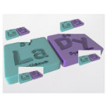 Lady as Lanthanum La  and Dysprosium Dy Letterhead