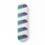 Lady as Lanthanum La  and Dysprosium Dy skateboards