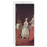 Lady At Her Toilette By Longhi Pietro Full Color Rack Card