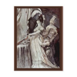 Lady At The Dressing Table By Johann Heinrich Füss Post Cards