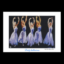 Lady ballerinas posters