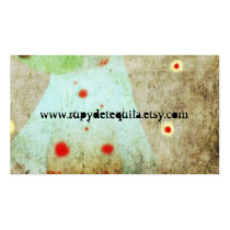 Lady Beautiful Eye Hair Grunge Business Card business cards