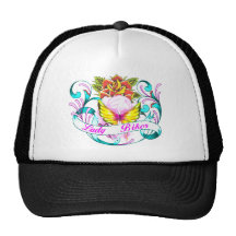 lady biker-1 hats