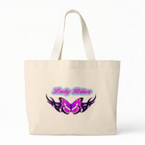 Lady Biker-3 Canvas Bags