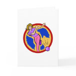 Lady Bowler Card