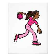 Lady Bowler Invitations