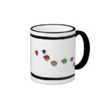 lady bug 2 coffee mugs