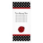 Lady Bug and Polka Dots Rack Cards