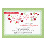 Lady Bug Baby Shower Invitation