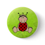 Lady Bug Baby Shower Party Favors buttons