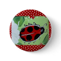 Lady Bug buttons by BugsbyMaria Lady Bug buttons