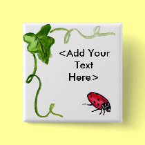 Lady Bug Button