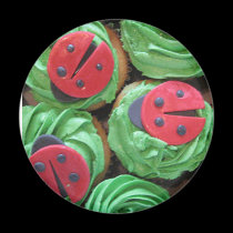 lady bug cupcakes magnets