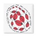 lady bug Dance magnet