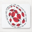 lady bug dance mousepad