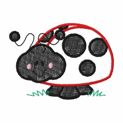 Lady Bug Embroidered Hoody Lady Bug Embroidered Hoody