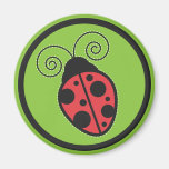 Lady Bug Fridge Magnets
