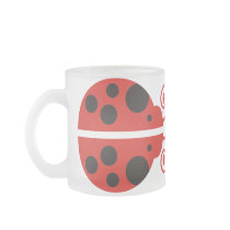 Lady Bug Frosted Mug