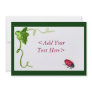 Lady Bug Invitation