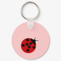 Lady Bug Keychain by Reflekshins Lady Bug Keychain