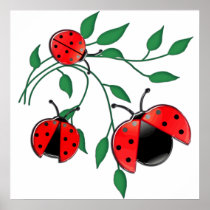 Lady Bug, Lady Bugs Print