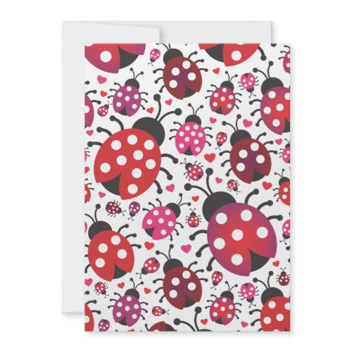 Lady Bugs Children’s Party Invitation by Designalicious