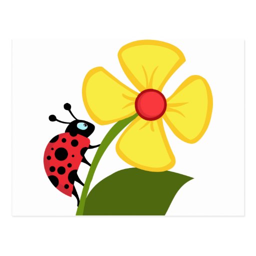 yellow ladybug clipart - photo #46