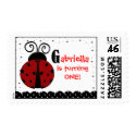 Lady Bug Postage Stamp