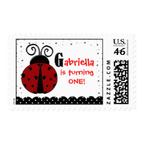 Lady Bug Postage Stamp