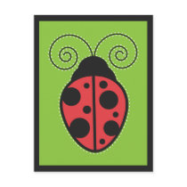 Lady Bug Postcard