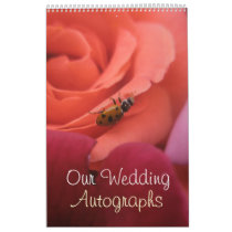 Lady Bug Roses Wedding Calendar