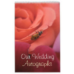 Lady Bug Roses Wedding calendars