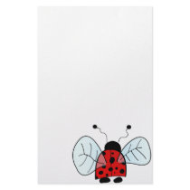 Lady bug stationery paper