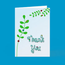Lady Bug Thank You cards