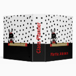 Lady Bug with Ruler Teacher's Class Planner 3 Ring Binder