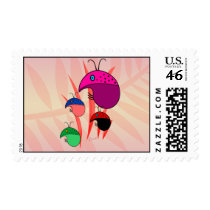 Lady Bugs (Medium) postage by ZiaSun Lady Bugs (Medium) postage