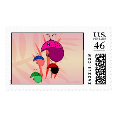 Lady Bugs Stamps by ZiaSun
