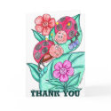 Lady Bugs Thank You Card card